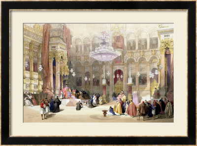 Greek Church Of The Holy Sepulchre, Jerusalem, April 11Th 1839 by David Roberts Pricing Limited Edition Print image