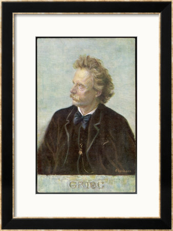 Edvard Hagerup Grieg Norwegian Musician by Eichhorn Pricing Limited Edition Print image