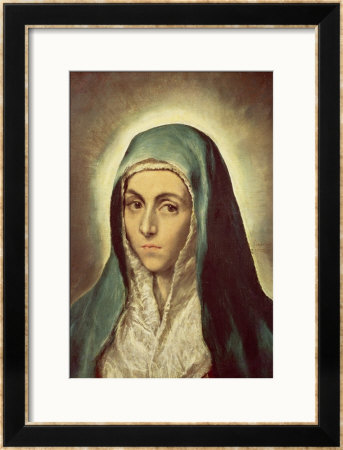 The Virgin Mourning by El Greco Pricing Limited Edition Print image