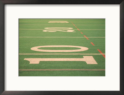 The Ten Yard Line On A Football Field by Kindra Clineff Pricing Limited Edition Print image