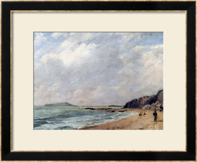 A View Of Osmington Bay, Dorset, Looking Towards Portland Island by John Constable Pricing Limited Edition Print image