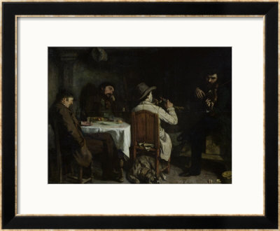 After Dinner At Ornans, 1848 by Gustave Courbet Pricing Limited Edition Print image