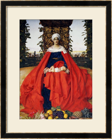 Our Lady Of The Fruits Of The Earth by Frank Cadogan Cowper Pricing Limited Edition Print image