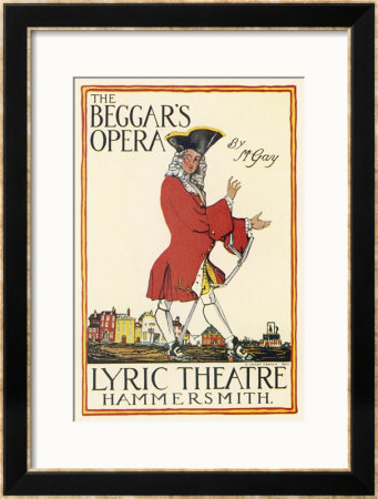 Poster For Production At The Lyric Theatre Hammersmith by Charles Lovat Pricing Limited Edition Print image