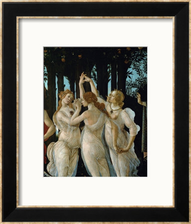 La Primavera, The Three Graces by Sandro Botticelli Pricing Limited Edition Print image