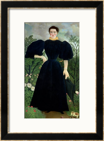 Portrait Of A Woman, Circa 1895-97 by Henri Rousseau Pricing Limited Edition Print image