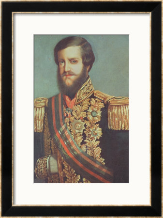 Pedro Ii Emperor Of Brazil by Luis De Miranda Pereira Visconde De Menezes Pricing Limited Edition Print image