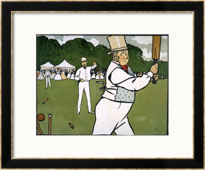 Cricket (Vintage Art) by Cecil Aldin Pricing Limited Edition Print image