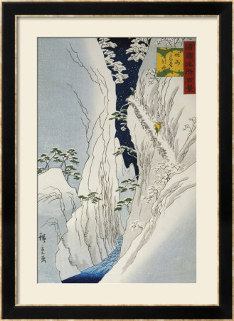 Kiso Gorge In New Snow by Hiroshige Ii Pricing Limited Edition Print image