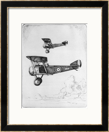 Single-Seat Scout Or Fighter Popular For Its Ease Of Handling by Howard Leigh Pricing Limited Edition Print image