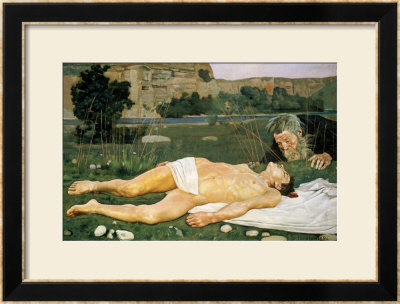 The Good Samaritan, 1886 by Ferdinand Hodler Pricing Limited Edition Print image