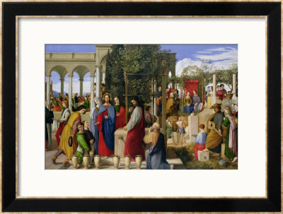 The Marriage At Cana, 1819 by Julius Schnorr Von Carolsfeld Pricing Limited Edition Print image