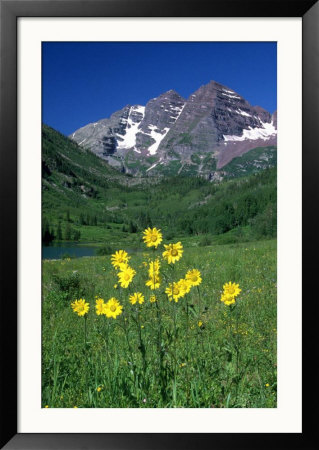 Mule's Ears, Maroon Bells, Co by David Carriere Pricing Limited Edition Print image