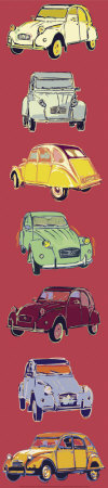 Citroen 2Cv by Rod Neer Pricing Limited Edition Print image