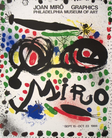 Joan Miro Graphics Exhibition, 1966 by Joan Miro Pricing Limited Edition Print image