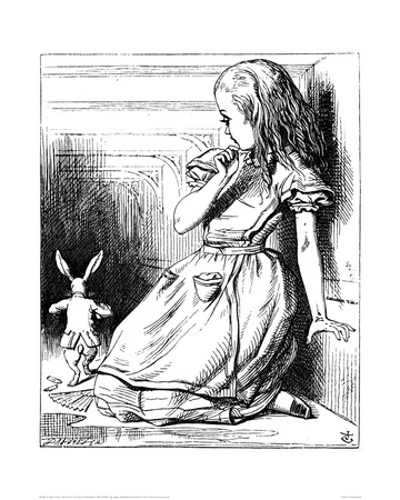 Alice Grown Tall by Sir John Tenniel Pricing Limited Edition Print image