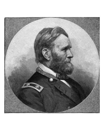 Engraving Of Ulysses S Grant by Ewing Galloway Pricing Limited Edition Print image