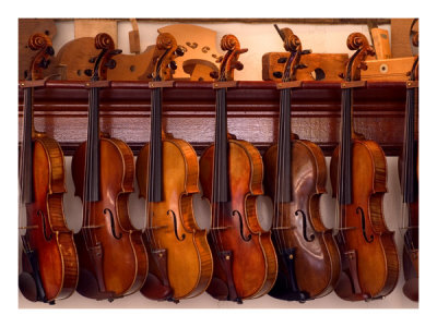 Violin Rack by Charlie Morey Pricing Limited Edition Print image