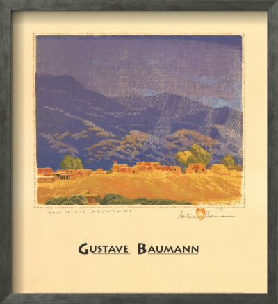 Rain In The Mountains by Gustave Baumann Pricing Limited Edition Print image