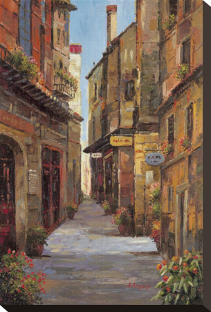 Village Alleyway by A. Herbert Pricing Limited Edition Print image