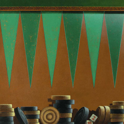 Backgammon by Bill Romero Pricing Limited Edition Print image