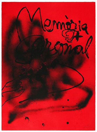 Memoria Personal, C.1988 by Antoni Tapies Pricing Limited Edition Print image