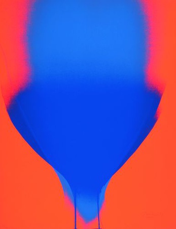 Ohne Titel Iii (Blau/Hellrot) by Otto Piene Pricing Limited Edition Print image