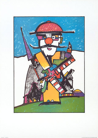 Don Quichotte, C.1995 by Otmar Alt Pricing Limited Edition Print image