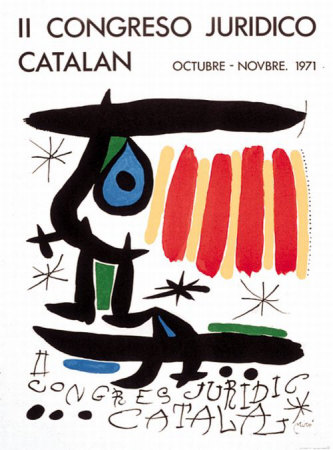 Il Congresso Juridico Catalan, C.1971 by Joan Miró Pricing Limited Edition Print image