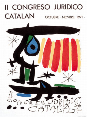 Il Congresso Juridico Catalan, C.1971 by Joan Miro Pricing Limited Edition Print image