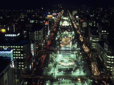 Odori Park Site, Sapporo Snow Festival by Dave Bartruff Pricing Limited Edition Print image