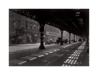 Under The 3Rd Avenue El, New York, C.1946 by Todd Webb Pricing Limited Edition Print image