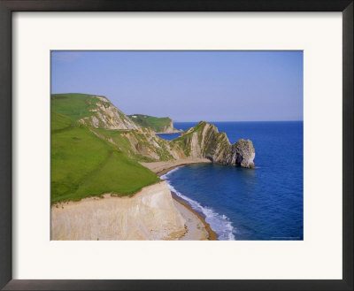 Durdle Door, An Arch Of Purbeck Limestone On The Coast, Dorset, England, Uk by Firecrest Pictures Pricing Limited Edition Print image
