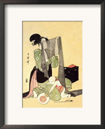 Japanese Mother And Child by Utamaro Kitagawa Pricing Limited Edition Print image