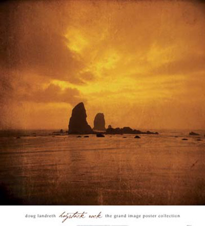 Haystack Rock by Doug Landreth Pricing Limited Edition Print image