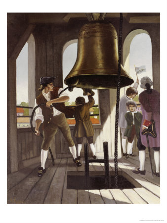 Ringing Out Liberty, July 8,1776 by Konstantin Rodko Pricing Limited Edition Print image
