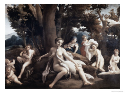 Leda And The Swan by Correggio Pricing Limited Edition Print image