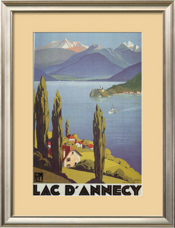 Lac Dannecy by Roger Broders Pricing Limited Edition Print image