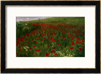 The Poppy Field, 1896 by Paul Von Szinyei-Merse Pricing Limited Edition Print image