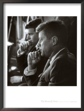 John F. Kennedy With Attorney General Robert F. Kennedy, 1962 by Stanley Tretick Pricing Limited Edition Print image