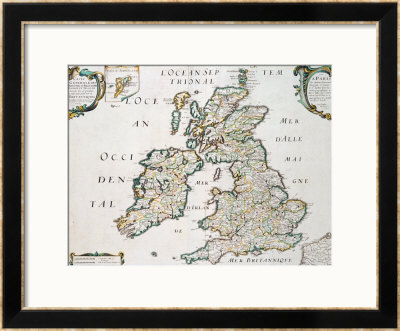 Map Of Britain And Ireland, Published Paris 1640 by Nicolas Sanson D'abbeville Pricing Limited Edition Print image