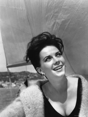 Natalie Wood On Deck Of Sailboat by Paul Schutzer Pricing Limited Edition Print image