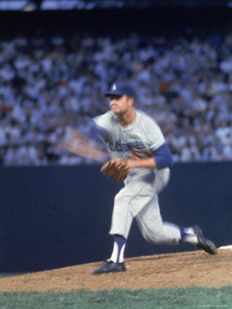 Los Angeles Dodgers' Pitcher Don Drysdale In Action by Art Rickerby Pricing Limited Edition Print image