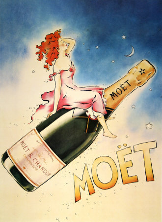 Moet - Woman by Vince Mcindoe Pricing Limited Edition Print image