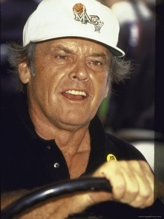 Jack Nicholson At Celebrity Golf Tournament by Mirek Towski Pricing Limited Edition Print image