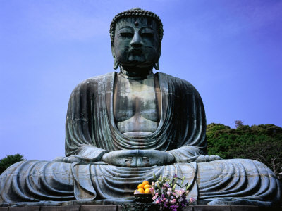 Offerings To Daibutsu (Big Buddha) Statue, Kamakura, Japan by Chris Mellor Pricing Limited Edition Print image