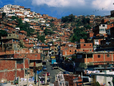 Buildings And Road In Distrito Federal In Caracas, Venezuela by Krzysztof Dydynski Pricing Limited Edition Print image