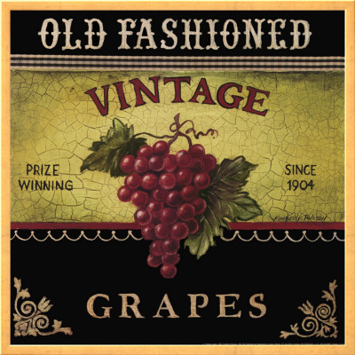 Vintage Grapes by Kimberly Poloson Pricing Limited Edition Print image