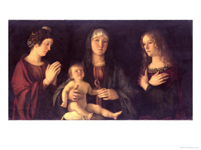 Madonna And Child With St. Mary Magdalene And St. Catherine by Giovanni Bellini Pricing Limited Edition Print image