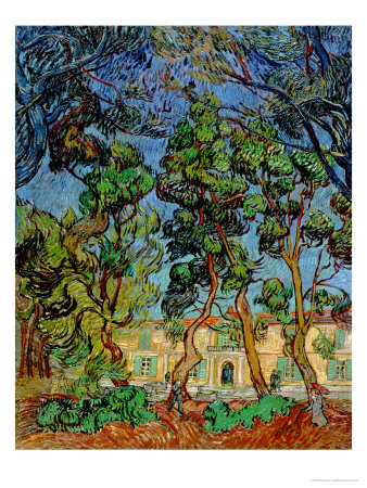 Trees In The Garden Of St. Paul's Hospital, 1889 by Vincent Van Gogh Pricing Limited Edition Print image